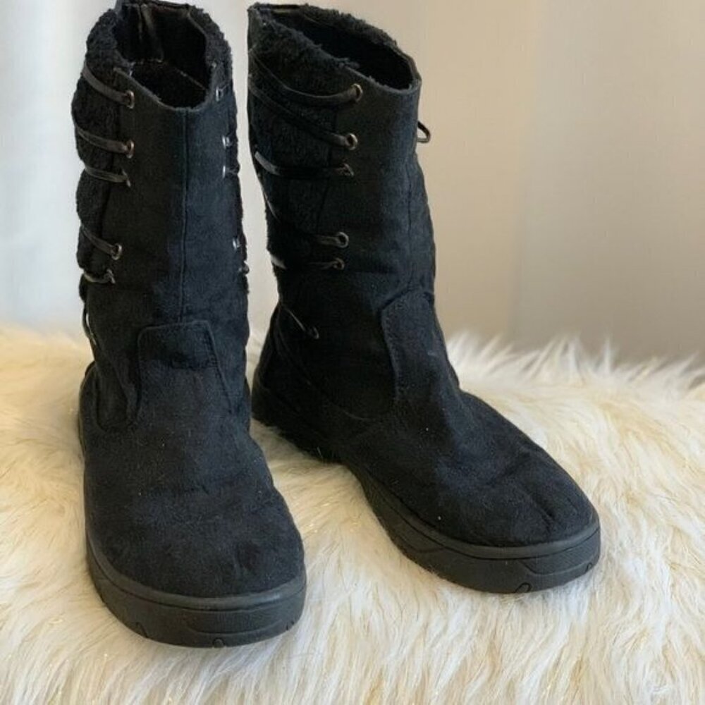 Alpine Design fur trimmed black boots size… - Picture 6 of 8